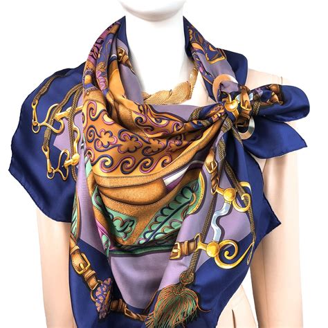 how to wear a hermes cashmere scarf|pre owned Hermes scarf.